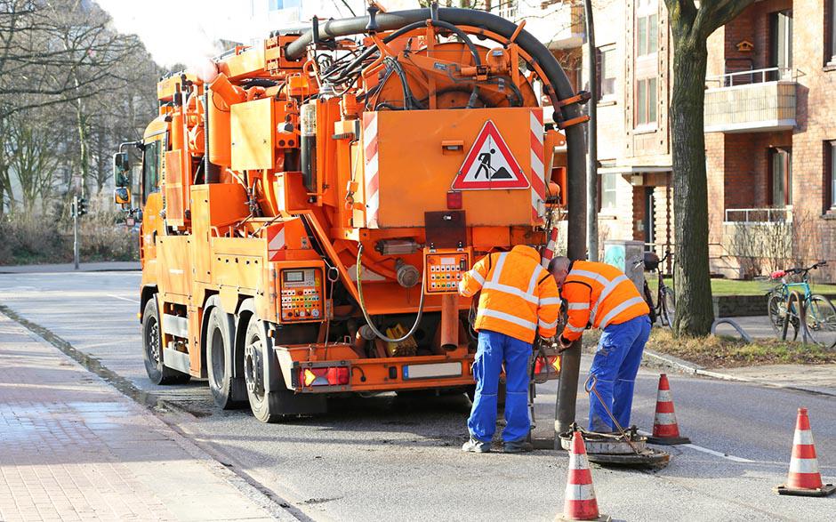 camion pompage assainissement Pantin